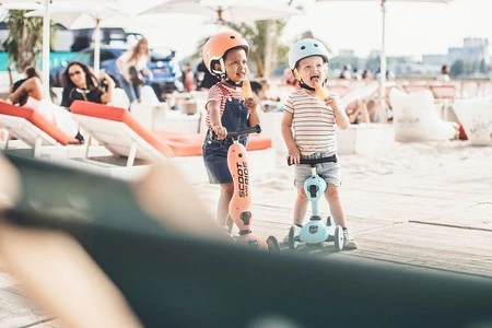 SCOOTANDRIDE Highwaykick 1 2w1 Jeździk i hulajnoga 1-5 lat Peach