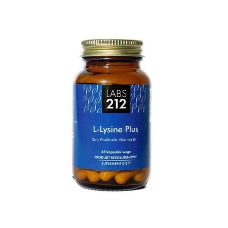 Labs212 − L-Lysine + Zinc Picolinate − 45 kaps.