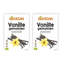 Zestaw: 2x BioVegan − Wanilia Bourbon mielona bezglutenowa Bio − 5 g