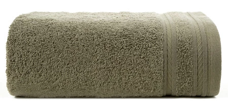 Ręcznik z ozdobną bordiurą w pasy szerokość: 70 cm, długość: 140 cm, kolor: kremowy