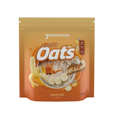 7Nutrition Instant OATS 1kg smak Banoffee