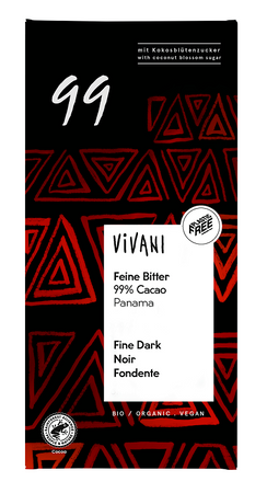  Vivani − Czekolada gorzka 99 % BIO − 80 g