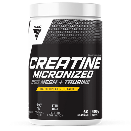  Trec CREATINE MICRONIZED 200 MESH + TAURINE Monohydrat  400g