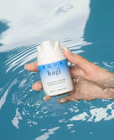 Hagi - Aqua Zone łagodny peeling z drobinkami ryżu 50 ml