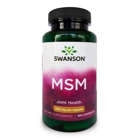 Swanson Msm Metylosulfonylometan 500 Mg 100 K
