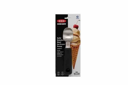 OXO-Łyżka stalowa do lodów czarna, Good Grips