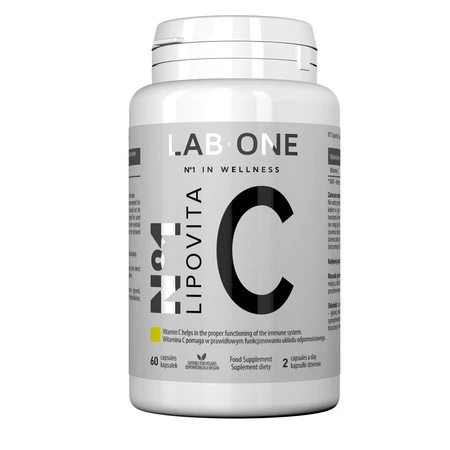 LAB ONE N°1 Lipovita C Witamina C - 60 kaps.