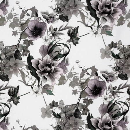 Komplet pościeli satynowej Nika 54, 220 x 200 cm, Popielaty