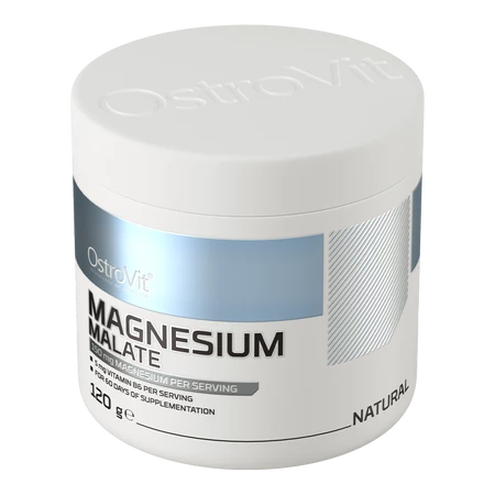 OstroVit Jabłczan Magnezu 120 g smak naturalny