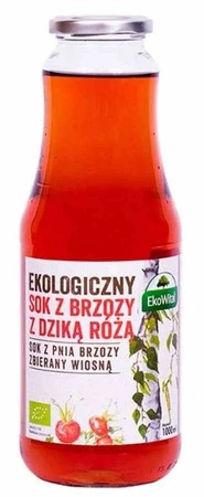 EkoWital Sok z brzozy z dziką różą BIO 1 l