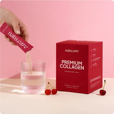 Zestaw 2x Natu.Care Premium Kolagen smak wiśnia 10000 mg - 30 saszetek