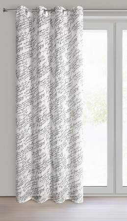 Zasłona ZAS/EDITH/NA+CZA 140X250 PRZEL