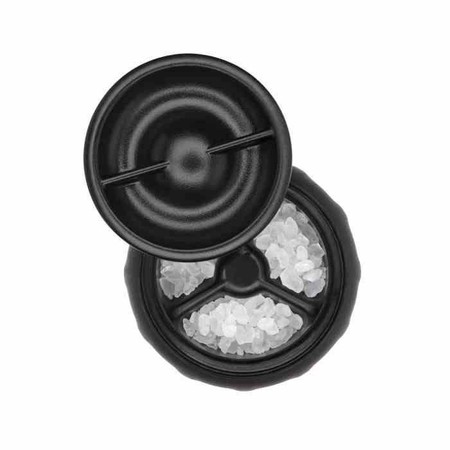 OXO-Młynek do soli stalowy, czarny, Good Grips