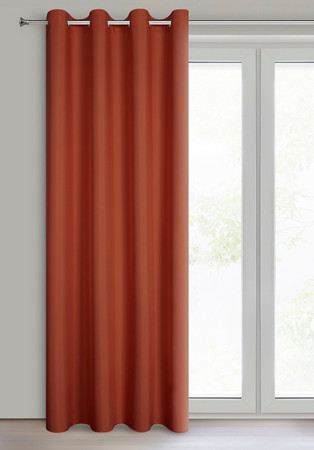 ZASŁONA GOTOWA RITA 140 X 250 CM CEGLASTY