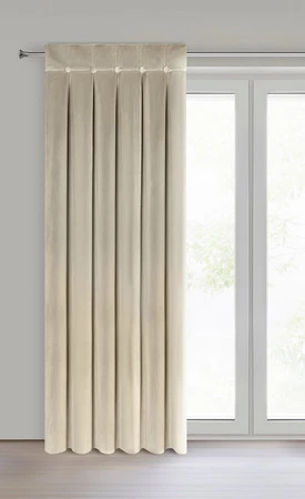 Zasłona BEŻ 85X250 SZELKI