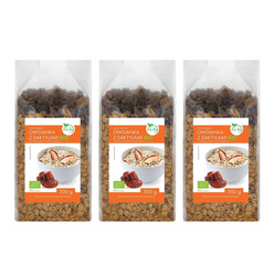 Zestaw: 3x Owsianka ekologiczna z daktylami BIO 300 g