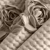 Narzuta CERAMIKA ROSES 170 X 210 CM CIEMNOBEŻOWY