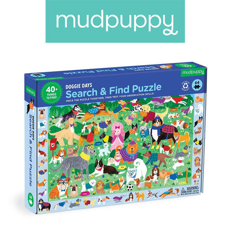  Mudpuppy Puzzle obserwacyjne Park dla psów 64 elementy 4+