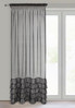 FIRANA GOTOWA CARLI NA TAŚMIE 140 X 250 CM CZARNY