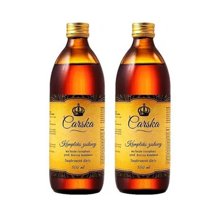 Zestaw 2x Carska - Komples Ziołowy wg. receptury Bołotowa - 500ml