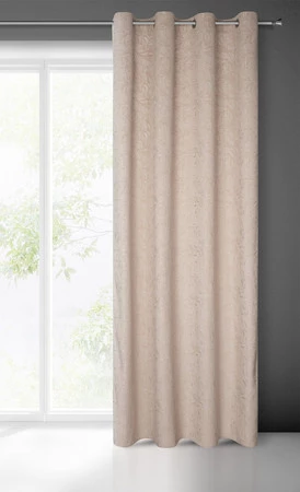 ZASŁONA GOTOWA OCTAVIA 140 X 250 CM BEŻOWY