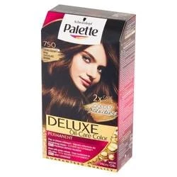 Palette − Deluxe Oil-Care Color, farba do włosów trwale koloryzująca z mikroolejkami 750 Czekoladowy Brąz