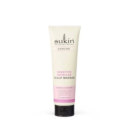 SUKIN, Sensitive Micellar Delikatna micelarna maska do skóry głowy i włosów, 200 ml