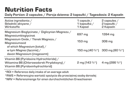 7Nutition Magnesium Bisglycinate 120 kaps.