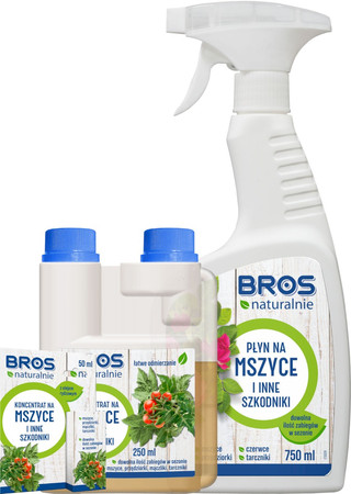 BROS NATURALNIE płyn na mszyce i inne szkodniki 750ml