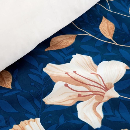 Komplet pościeli satynowej Nika 48, 220 x 200 cm, Granatowy