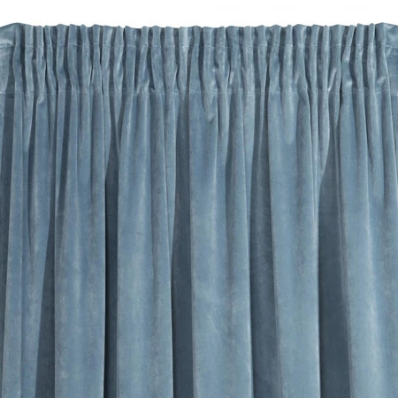 ZASŁONA GOTOWA VILLA NA TAŚMIE 140 X 270 CM NIEBIESKI