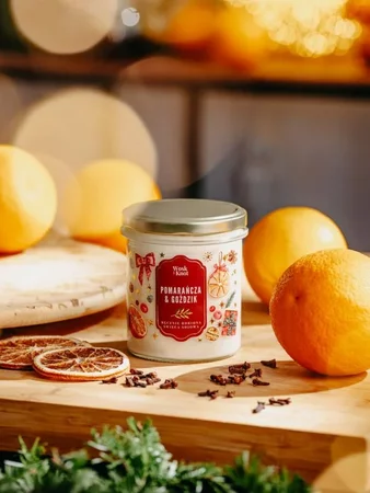 Woskiknot świeca sojowa Pomarańcza & Goździk 300ml