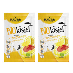 Zestaw: 2x Kisiel o smaku cytrynowo-rabarbarowym BIO 38 g