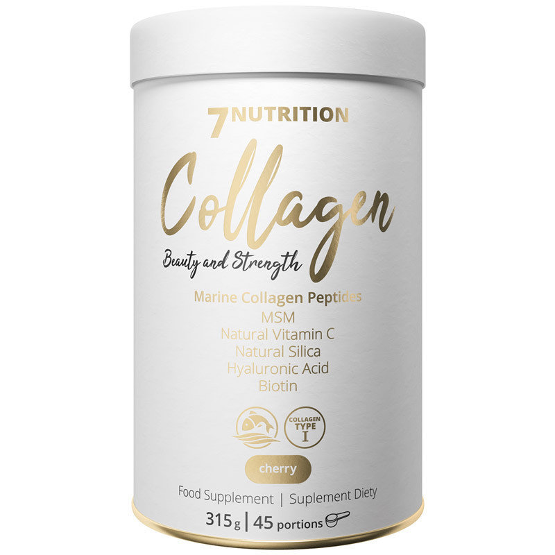 7Nutrition Marine Collagen Peptides smak wiśnia 315g - Nabea.pl