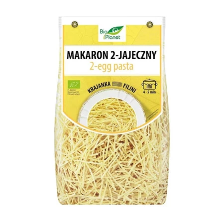 MAKARON (2-JAJECZNY) KRAJANKA BIO 250 g - BIO PLANET
