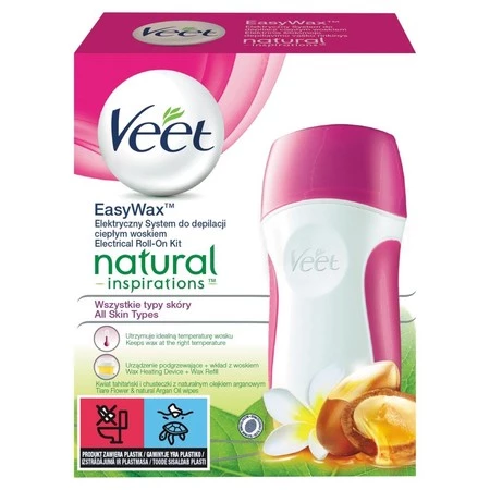 Veet Veet elektryczny system do depilacji ciepłym woskiem w domu Natural Inspirations