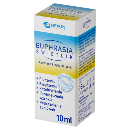 Nexon Euphrasia Świetlik Łagodzące Krople Do Oczu 10ml