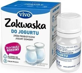 Vivo Zakwaska Do Jogurtu Naturalny Probiotyki