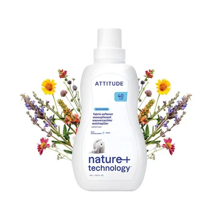 Attitude NATURE+, Płyn do płukania tkanin o zapachu polnych kwiatów, 1040 ml