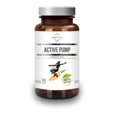 SOUL FARM ACTIVE PUMP na  wsparcie w redukcji zmęczenia 90 kaps.