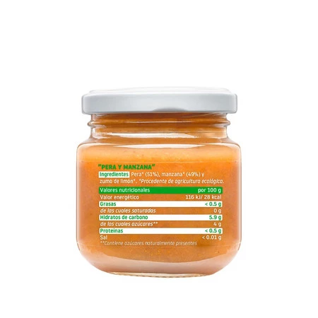 Smileat, BIO Deser z ekologicznymi gruszkami i jabłkami, 130g