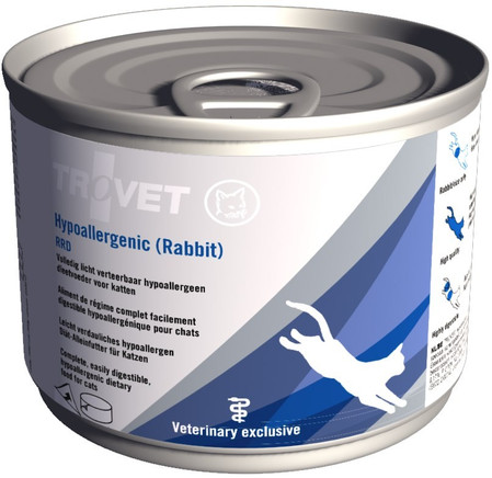 TROVET RRD Hypoallergenic Cat Rabbit Królik Puszka 200g