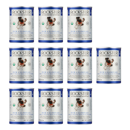 Zestaw 10x Rockster Superfood Duck a la Royale - BIO kaczka (340g)