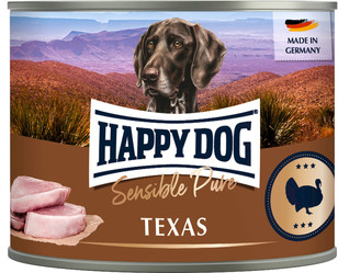 HAPPY DOG Sensible Pure TEXAS Indyk 200g