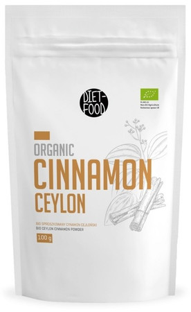 DIET-FOOD Cynamon cejloński mielony BIO 100 g