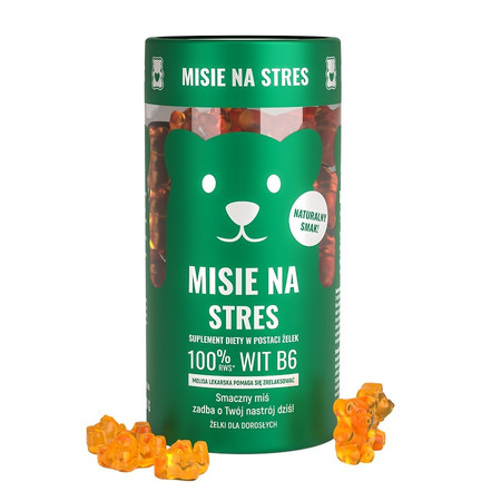 Noble Health Misie na stres  w postaci żelek 300g