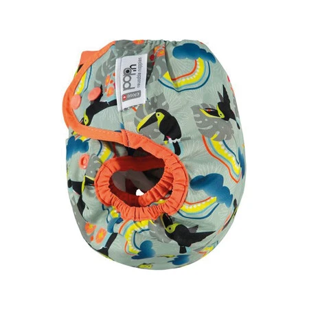 Close, Wodoodporny otulacz dla dzieci zapinany na napy, Tukan