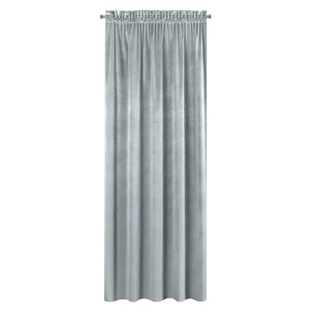 ZASŁONA GOTOWA SAMANTA NA TAŚMIE 140 X 270 CM SZARY