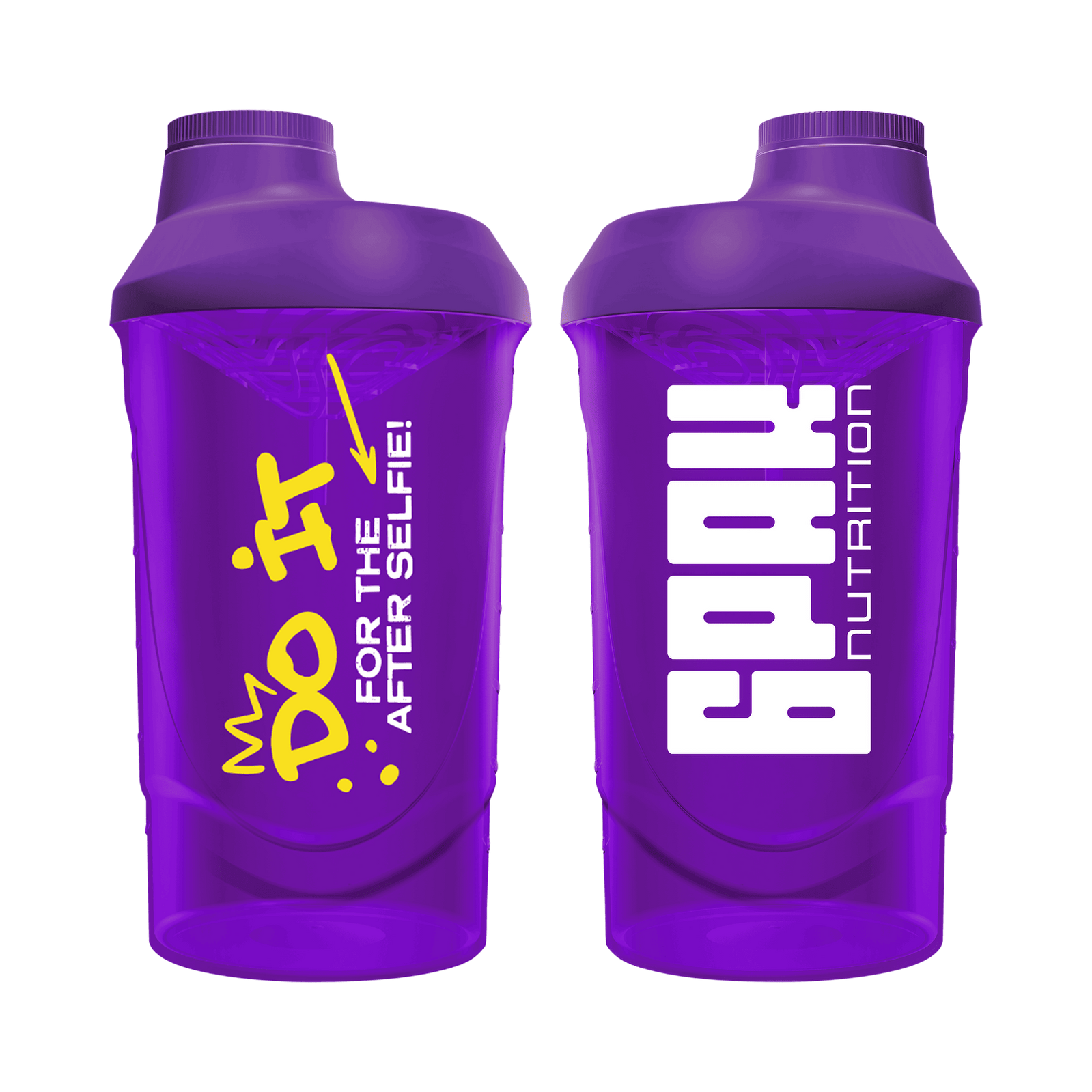 6PAK SHAKER DO IT FOR THE AFTER SELFIE PURP. 600ml - Nabea.pl