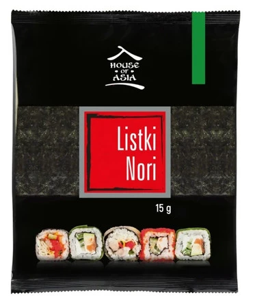 House of Asia Liście Nori alg morskich 6 sztuk